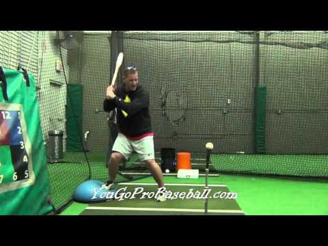 Baseball Hitting Drills - Angled Back Leg Hitting Drill
