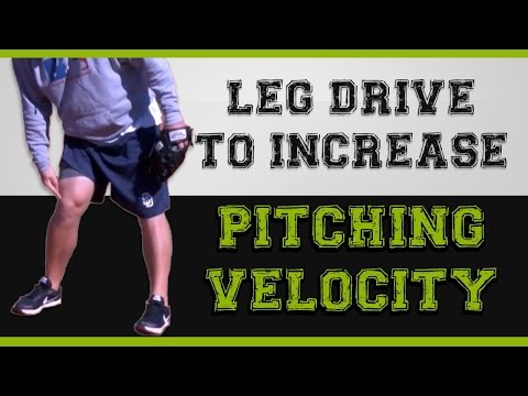 How to LEG DRIVE to get more PITCHING VELOCITY!
